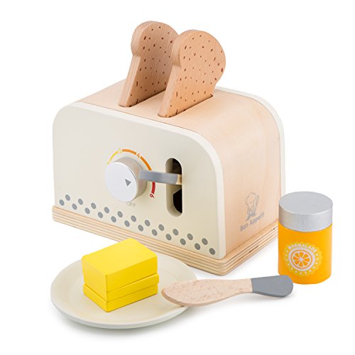New Classic Toys B07C6T9ZTS 10706 Toaster mit Zubehör-Weiß, Multi Color, Weis New Classic Toys B07C6T9ZTS 10706 Toaster mit Zubehör-Weiß, Multi Color, Weis von New Classic Toys