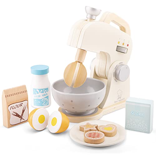 New Classic Toys 10707 Mixer mit Zubehör-Weiß, Weis von New Classic Toys