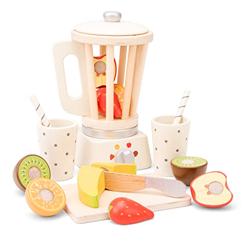 New Classic Toys 10708 Kinderrollenspiele, Smoothie Maker, 3 years and up-White, Weis von New Classic Toys