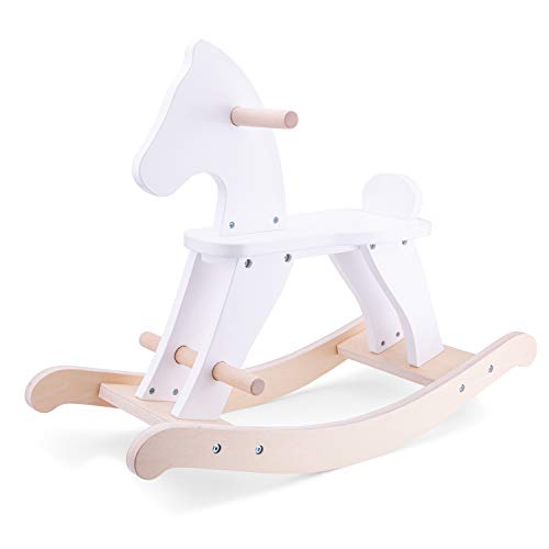 New Classic Toys 11146 Schaukelpferd aus Holz-Weis, White New Classic Toys 11146 Schaukelpferd aus Holz-Weis, White von New Classic Toys