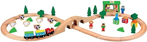 New Classic Toys 31916 Zug-Set aus Holz, Multi Color New Classic Toys 31916 Zug-Set aus Holz, Multi Color von New Classic Toys