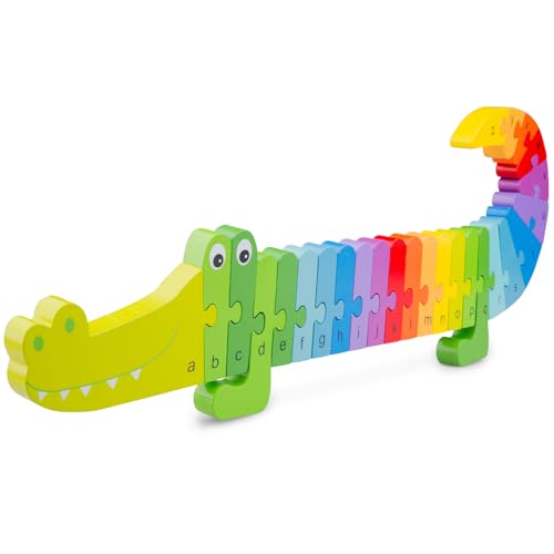 New Classic Toys - Alphabet Puzzle - Krokodil von New Classic Toys