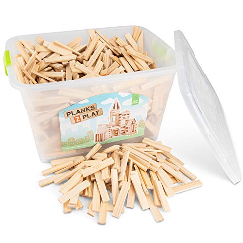 Planks 2 Play - 1000 Holzbretter von New Classic Toys