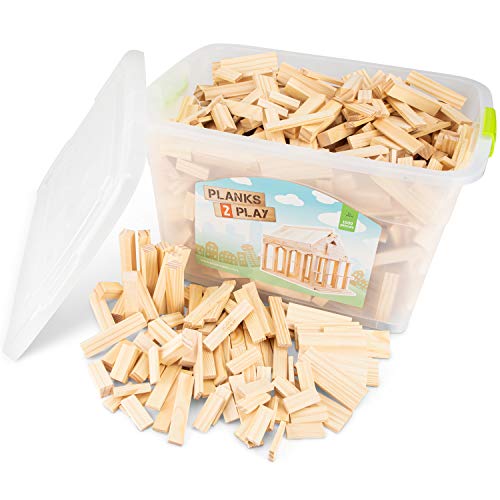 Planks 2 Play - Mix Box - 1000 Stk Planks 2 Play - Mix Box - 1000 Stk von New Classic Toys