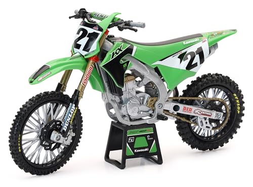 New Ray Toys Kawasaki Race Team Bike Replica Jason Anderson, Maßstab 1:12, Kinder, Geschenke, Geburtstage von New Ray Toys