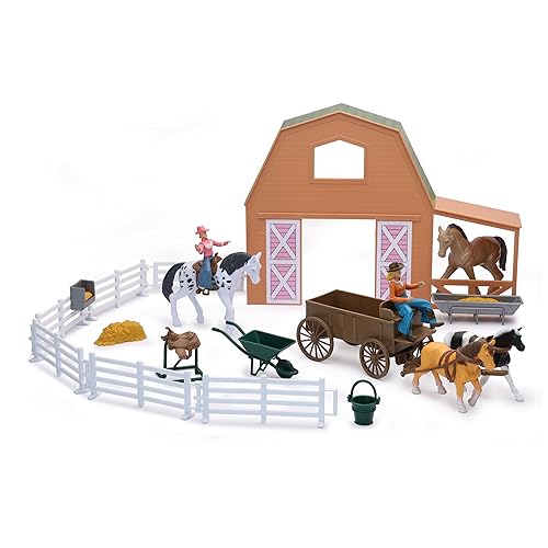 New Ray 05786 Valley Ranch Play Set von New Ray