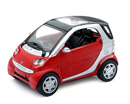 New Ray 71032 – Smart Fortwo, Rot, Maßstab 1: 24, Die Cast, Window Box von New Ray