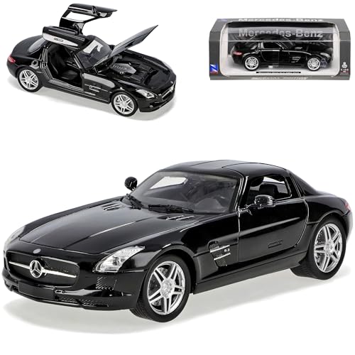 NewRay Mercedes-Benz SLS AMG Coupe Schwarz 1/24 Modellauto Modell Auto NewRay Mercedes-Benz SLS AMG Coupe Schwarz 1/24 Modellauto Modell Auto von NewRay
