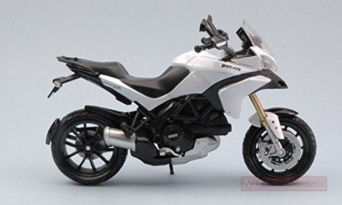 Scale Modell KOMPATIBEL MIT Ducati MULTISTRADA 1200S White 1:12 NEW RAY NY57883W von New Ray