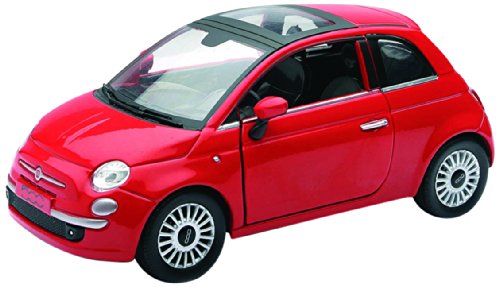 New Ray 71016 - FIAT 500, Maßstab 1:24, Druckguss, Rot von New Ray