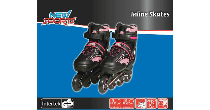 Inliner Pink, ABEC 7 pink Gr. 39-42 von New Sports