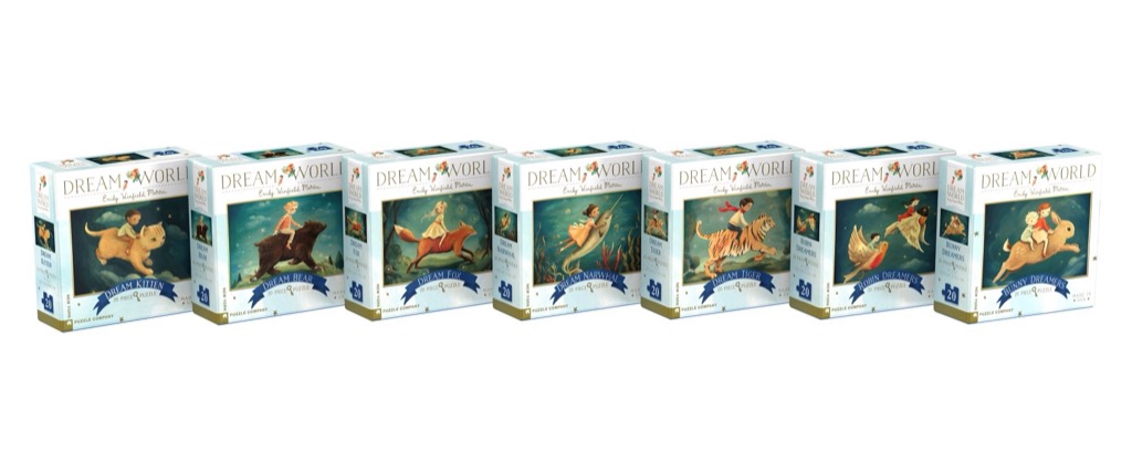 New York Puzzle Company 6 Puzzles - Dream World - Collector's Set 20 Teile Puzzle New-York-Puzzle-EM2039 von New York Puzzle Company