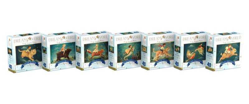 New York Puzzle Company 6 Puzzles - Dream World - Collector's Set 20 Teile Puzzle New-York-Puzzle-EM2039 von New York Puzzle Company