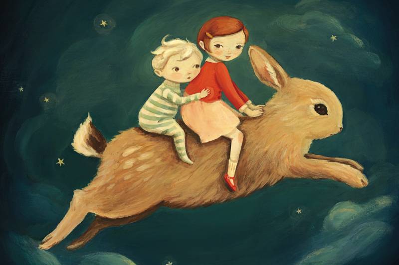 New York Puzzle Company Dream World - Bunny Dreamers 100 Teile Puzzle New-York-Puzzle-EM1712 von New York Puzzle Company