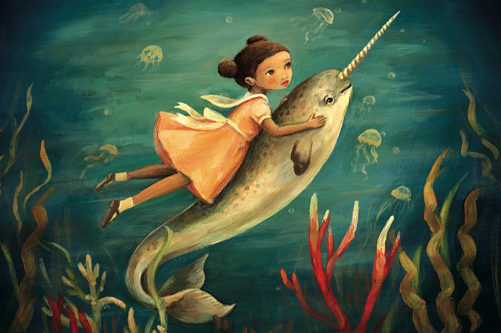 New York Puzzle Company Dream World - Dream Narwhal 100 Teile Puzzle New-York-Puzzle-EM1709 von New York Puzzle Company