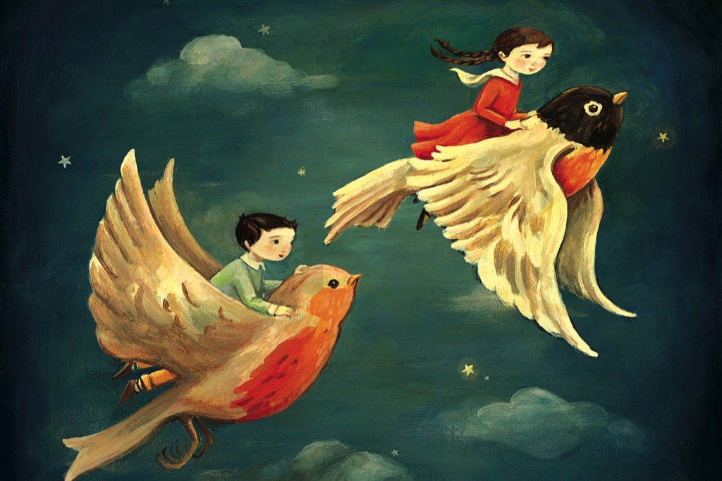 New York Puzzle Company Dream World - Robin Dreamers 100 Teile Puzzle New-York-Puzzle-EM1711 von New York Puzzle Company