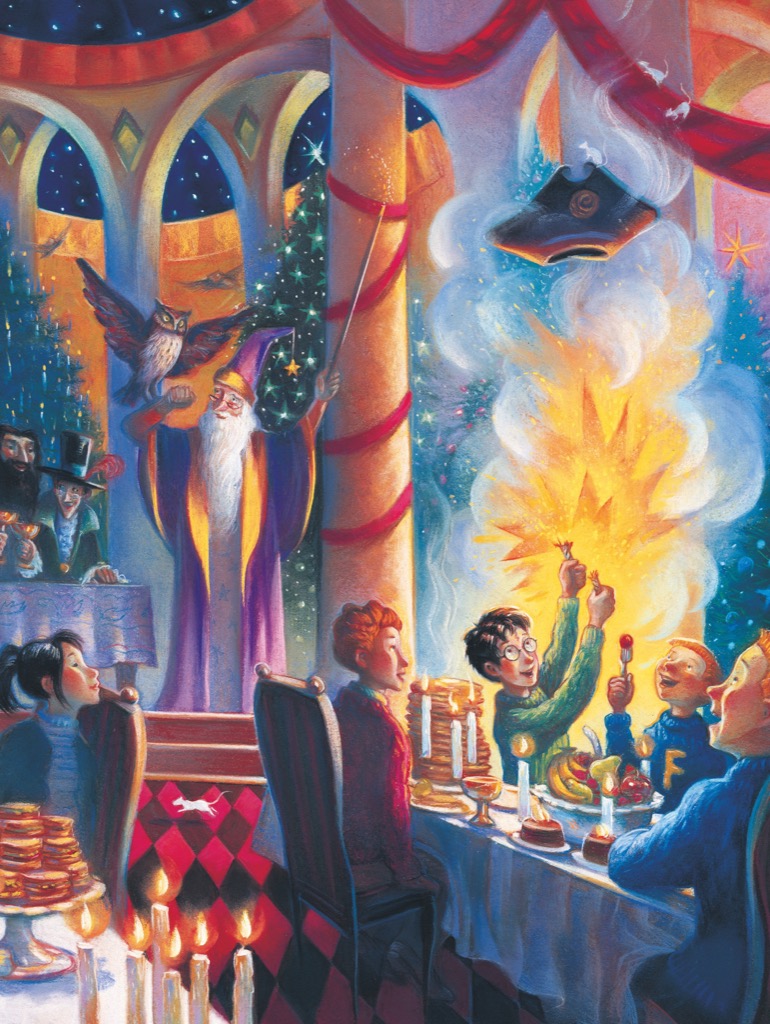 New York Puzzle Company Harry Potter - Christmas at Hogwarts 1000 Teile Puzzle New-York-Puzzle-HP1718 von New York Puzzle Company