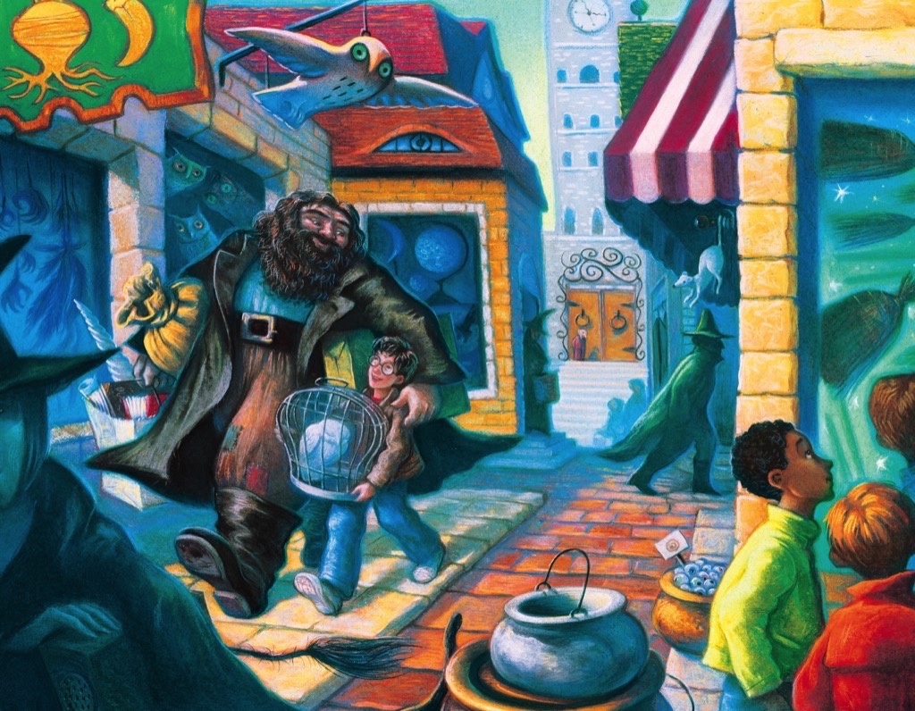 New York Puzzle Company Harry Potter - Diagon Alley 100 Teile Puzzle New-York-Puzzle-HP1368 von New York Puzzle Company