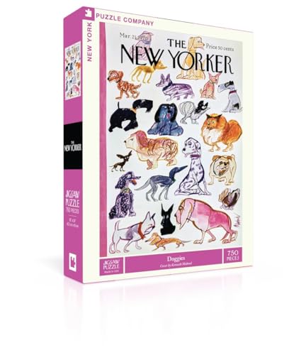 New York Puzzle Company Kenneth Mahood New Yorker Doggies, 750-teiliges Puzzle für Familienspielabende New York Puzzle Company Kenneth Mahood New Yorker Doggies, 750-teiliges Puzzle für Familienspielabende von New York Puzzle Company