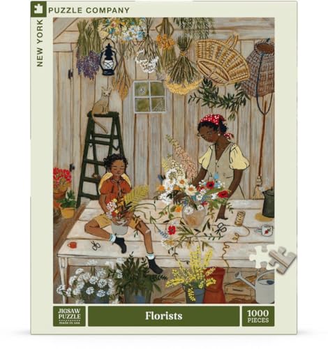 New York Puzzle Company - Loré Pemberton Floristen - 1000 Teile Puzzle von New York Puzzle Company