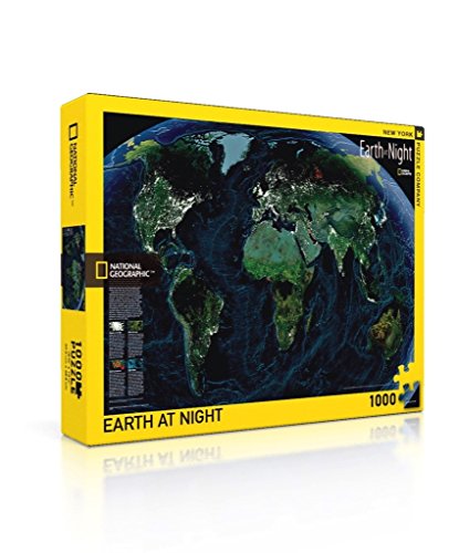 New York Puzzle Company - National Geographic Earth at Night - 1000 Piece Jigsaw Puzzle von New York Puzzle Company