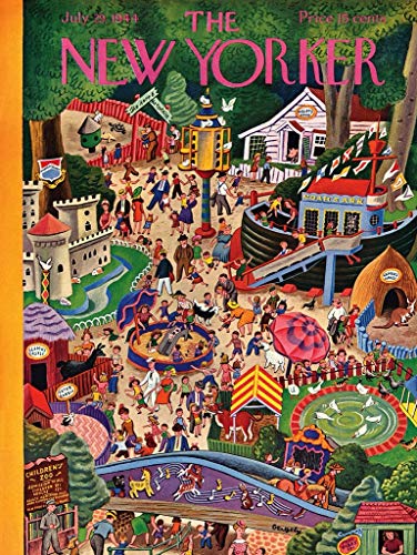 New York Puzzle Company - New Yorker Day at the Zoo – 1000 Teile Puzzle von New York Puzzle Company