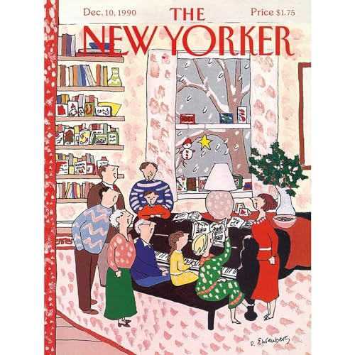 New York Puzzle Company - New Yorker Holiday Harmony – 1000-teiliges Jigsaw Puzzle von New York Puzzle Company