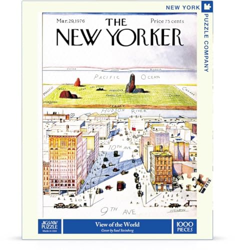 New York Puzzle Company - New Yorker View of the World - 1000 Teile Puzzle von New York Puzzle Company