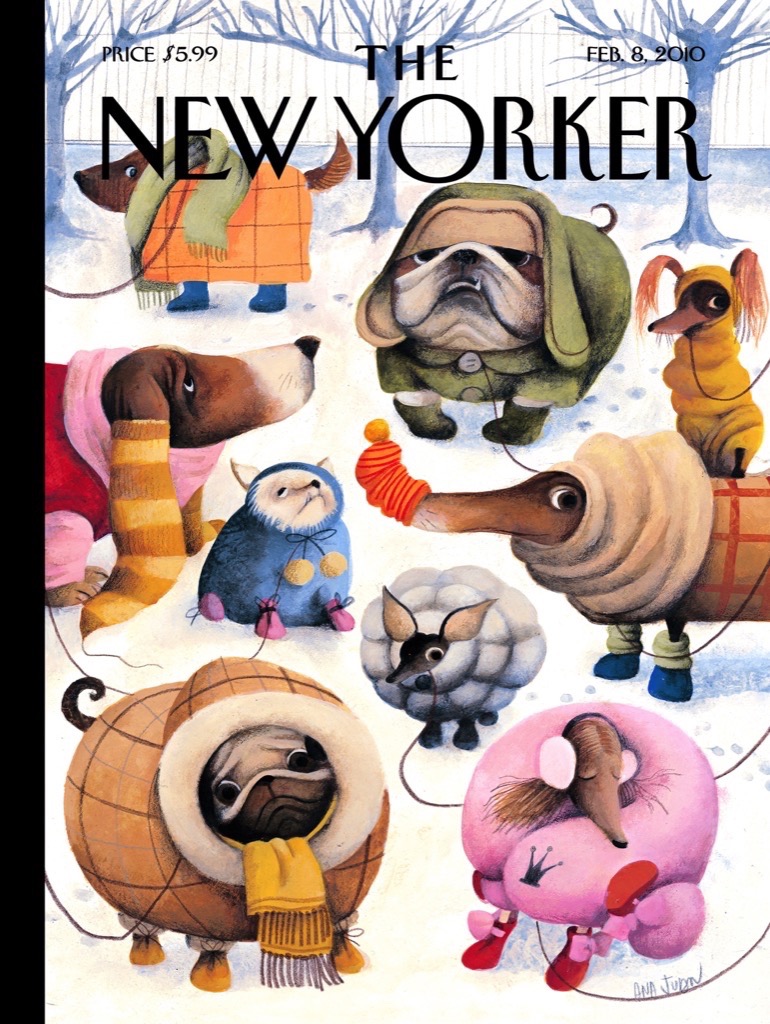 New York Puzzle Company The New Yorker - Baby It's Cold Outside 1000 Teile Puzzle New-York-Puzzle-NY166 von New York Puzzle Company