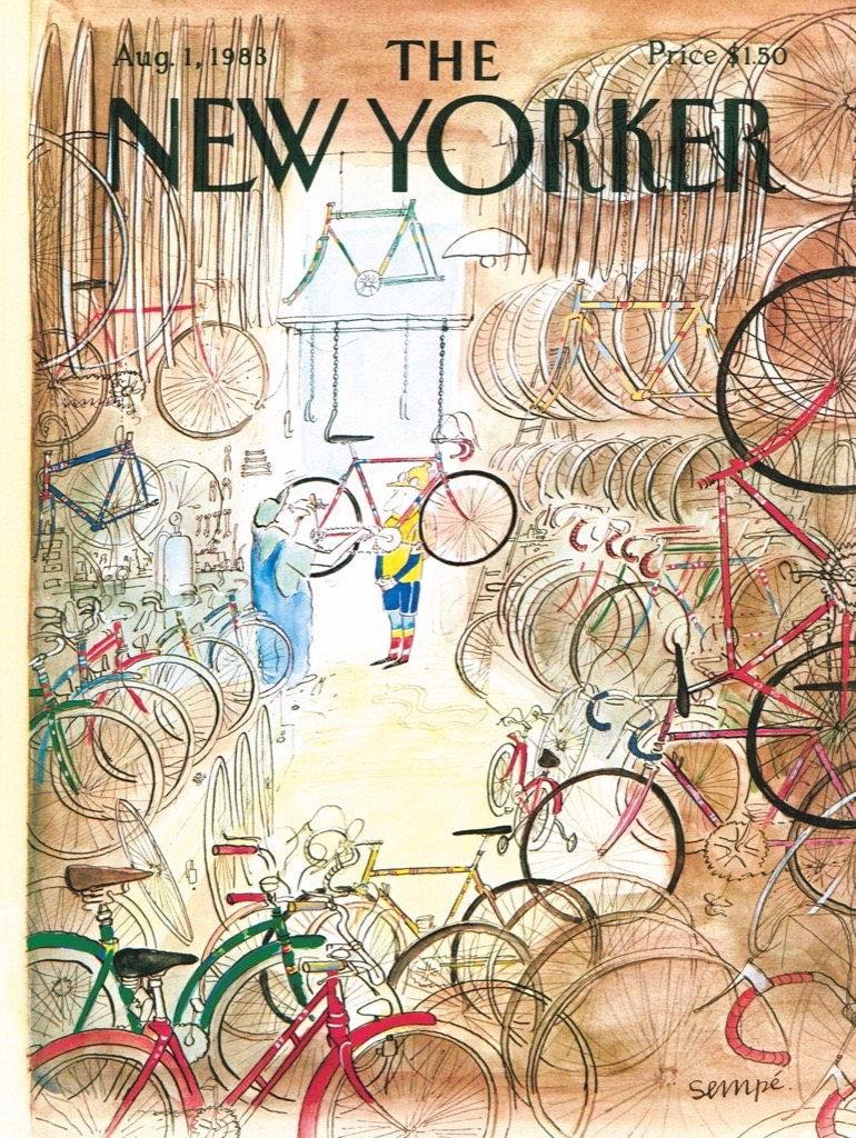 New York Puzzle Company The New Yorker - Bicycle Shop 1000 Teile Puzzle New-York-Puzzle-NY1706 von New York Puzzle Company