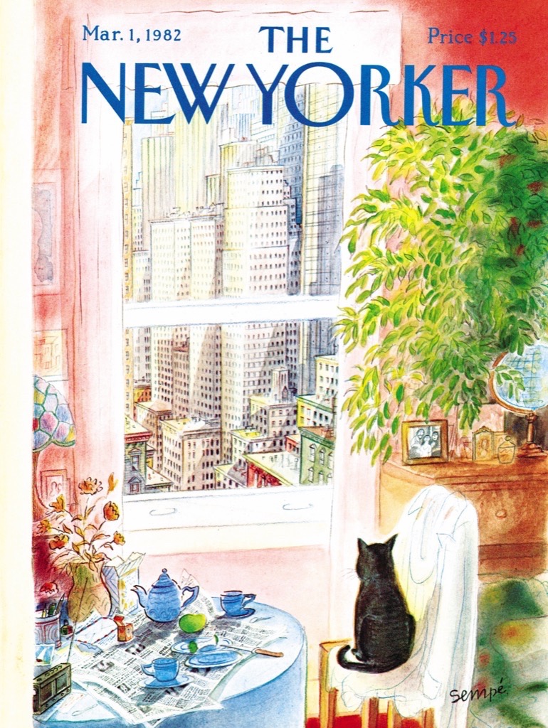 New York Puzzle Company The New Yorker - Cat's Eye View 1000 Teile Puzzle New-York-Puzzle-NY1708 von New York Puzzle Company