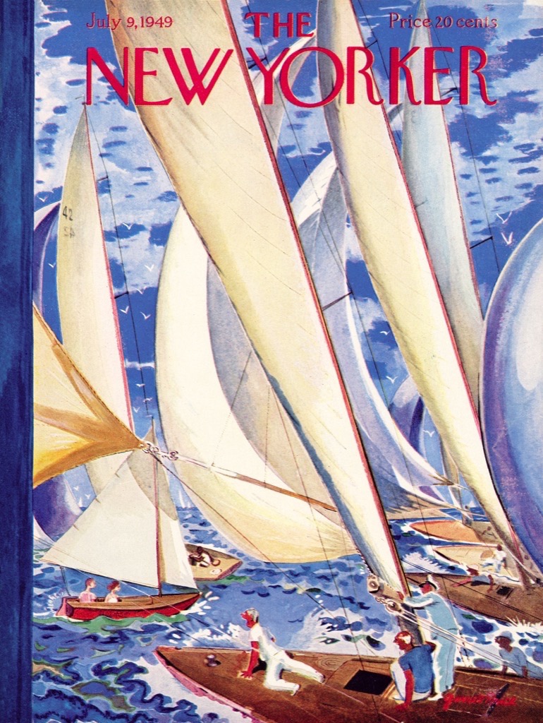 New York Puzzle Company The New Yorker - Regatta 1000 Teile Puzzle New-York-Puzzle-NY197 von New York Puzzle Company