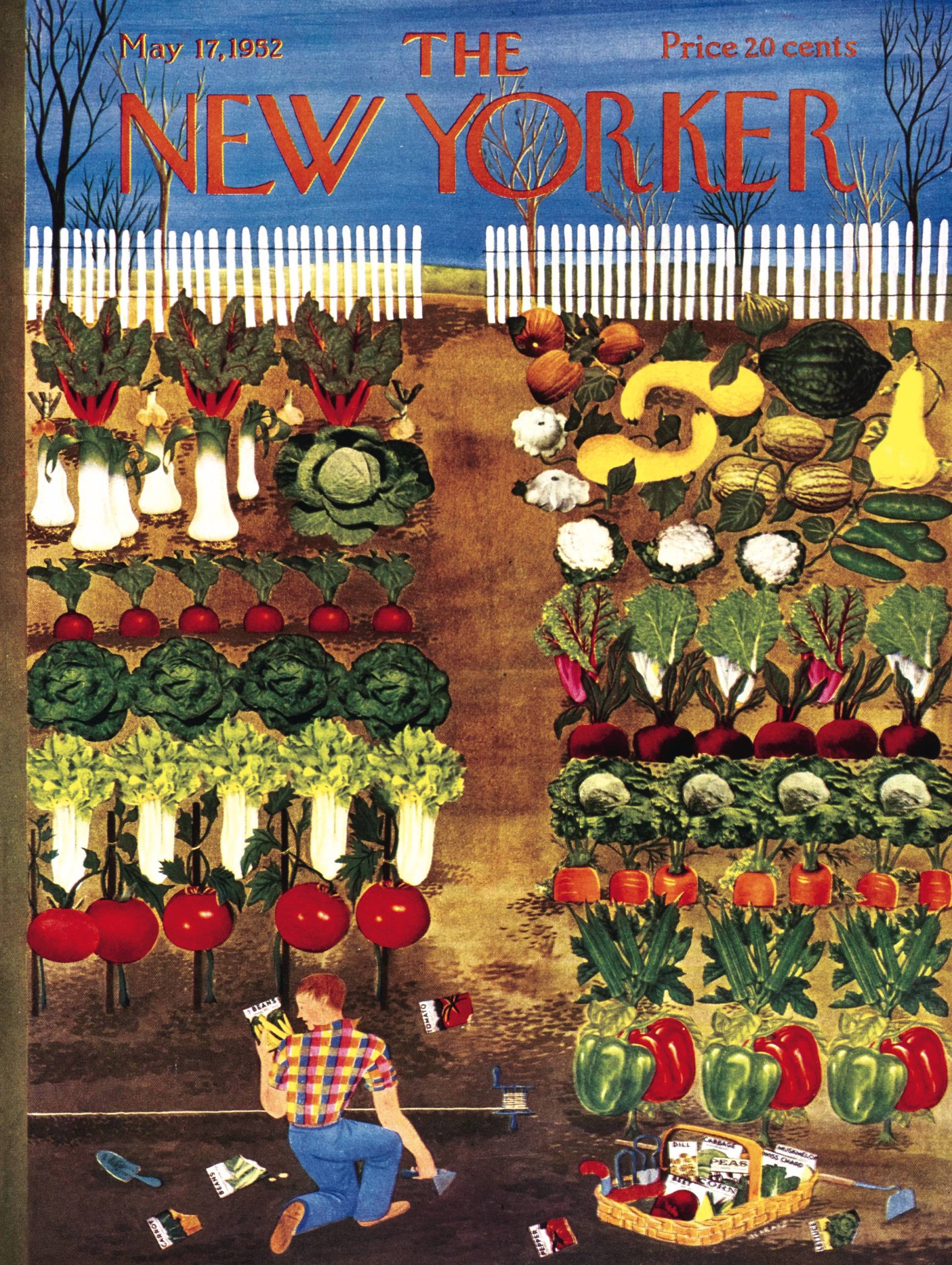 New York Puzzle Company The New Yorker - Vegetable Garden 1000 Teile Puzzle New-York-Puzzle-NY2447 von New York Puzzle Company