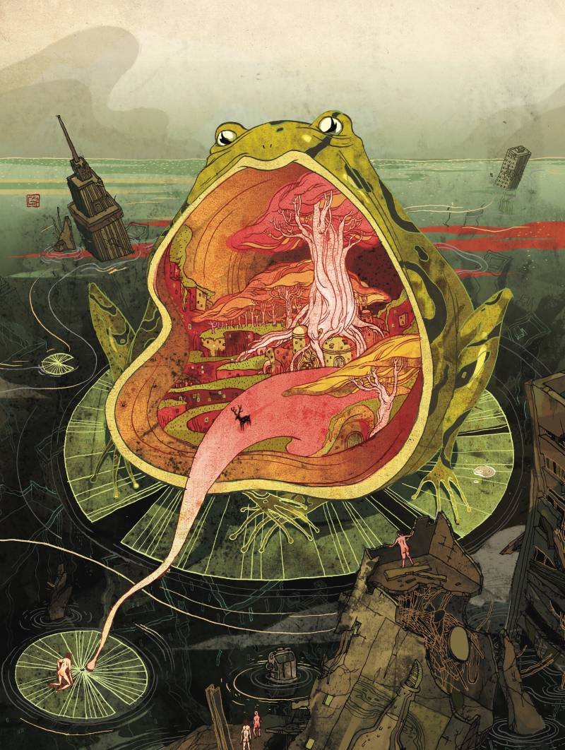 New York Puzzle Company XXL Teile - Utopia 500 Teile Puzzle New-York-Puzzle-VN2333 von New York Puzzle Company