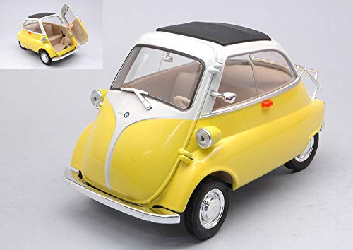 Für BMW ISETTA 250 1955 Yellow / White 1:18 - Welly - Straßenauto - Die Cast - Modellbau Für BMW ISETTA 250 1955 Yellow / White 1:18 - Welly - Straßenauto - Die Cast - Modellbau von New