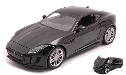 JAGUAR F-TYPE 2015 BLACK 1:24 - Welly - Straßenauto - Die Cast - Modellbau von New