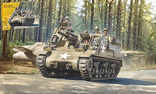 M7 PRIEST GUN MOTOR CARRIAGE KIT 1:35 - Italeri - Militär-Kit - Montagesatz M7 PRIEST GUN MOTOR CARRIAGE KIT 1:35 - Italeri - Militär-Kit - Montagesatz von New