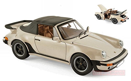 NOREV NV187661 PORSCHE 911 TURBO CABRIOLET 1987 IVORY 1:18 MODELLINO DIE CAST von New