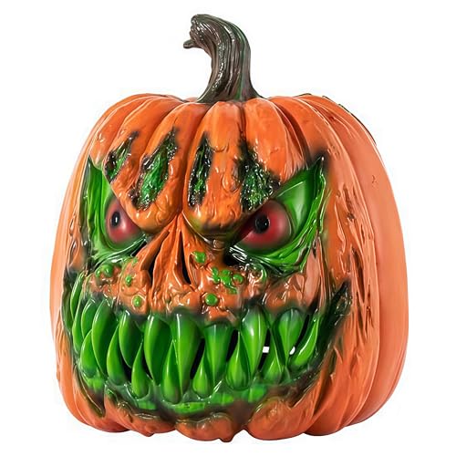 NewL Halloween Gruselige Party Maske Gruselige böse Maske Horror Thema Cosplay Kostüm Requisiten für Halloween Trick-or Treating (Grüner Kürbis) von NewL