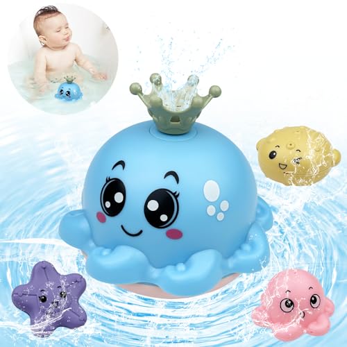 Newaner Badewannenspielzeug, Baby Badewannen Spielzeug, Badespielzeug Badewanne mit Licht, Spray Wasserspielzeug Induction Automatischer, für Kleinkinder 1-3 2-4 Jungen Mädchen Kleinkind Kinder Blau Newaner Badewannenspielzeug, Baby Badewannen Spielzeug, Badespielzeug Badewanne mit Licht, Spray Wasserspielzeug Induction Automatischer, für Kleinkinder 1-3 2-4 Jungen Mädchen Kleinkind Kinder Blau von Newaner