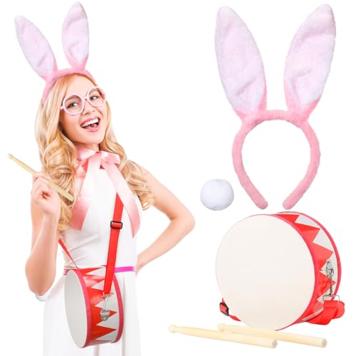 Newcotte 1 Set Bunny Halloween Kostüm für Erwachsene Erwachsene Popkultur Kostüme Bunny Outfit Zubehör für Halloween Cosplay Party von Newcotte