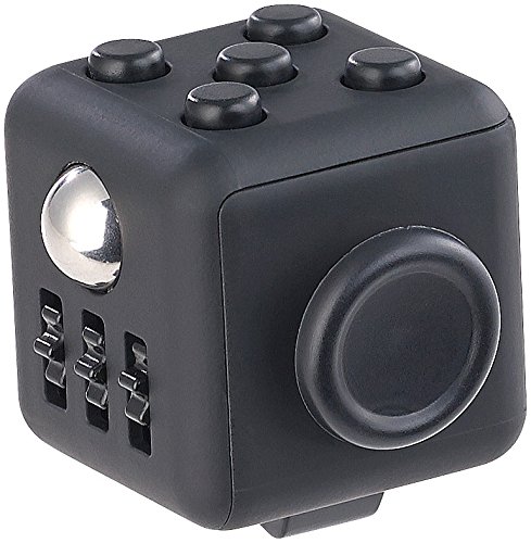 Newgen Medicals Fidget Cube: Anti-Stress-Würfel mit 5 Funktionen gegen Nervosität, Stress und Wut (Fidget Würfel, Spielzeug gegen Nervosität, Geduldspiele) von Newgen Medicals