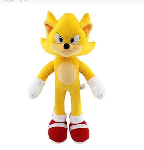 Newhope Sound Maus Plüsch Puppe Cartoon Anime Puppe Igel Sonic Plüschfigur Kinder Geburtstage Geschenk, Rollenspiele, Abschlussfeie, Party Supplies（Golden 36cm von Newhope