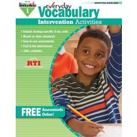 Everyday Vocabulary Intervention Activities for Grade 1 Teacher Resource von Newmark Learning