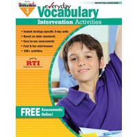 Everyday Vocabulary Intervention Activities for Grade 3 Teacher Resource von Newmark Learning