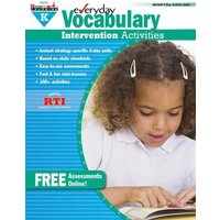 Everyday Vocabulary Intervention Activities for Grade K Teacher Resource von Newmark Learning