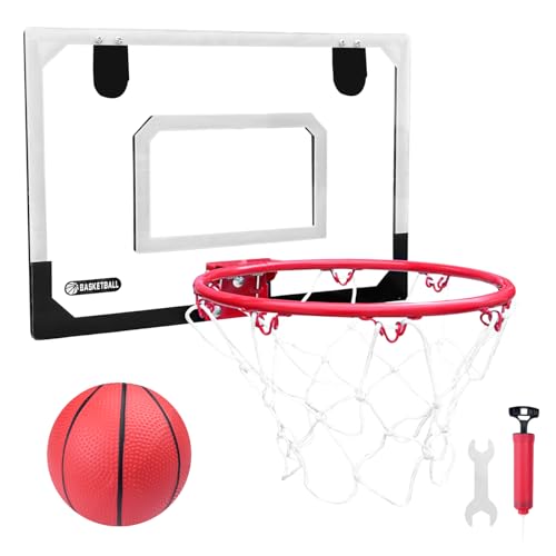 Newpop Basketballkorb Indoor Kinders, Basketball Korb Zimmer, Minis Basketballs Hoop Einhängen, Basketballkörbe Set, Kleiner Basketballkorbs und Basketball, An Die Tür Hängen, Kinderspielzeugset Newpop Basketballkorb Indoor Kinders, Basketball Korb Zimmer, Minis Basketballs Hoop Einhängen, Basketballkörbe Set, Kleiner Basketballkorbs und Basketball, An Die Tür Hängen, Kinderspielzeugset von Newpop