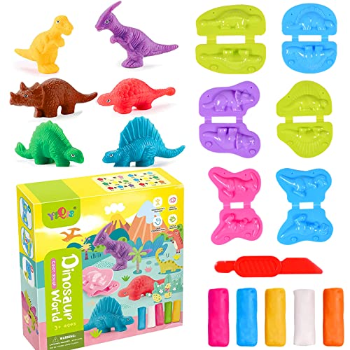 Newtic 12 Stück Knete Play Doh, Knete Zubehör für Kinder ab 3 4 5 Jahre, DIY Knetwerkzeug Dinosaurier Kinderspielzeug, Play Doh Knete Set, Pädagogisches Kreative Spielzeug Geschenk für Jungen Mädchen Newtic 12 Stück Knete Play Doh, Knete Zubehör für Kinder ab 3 4 5 Jahre, DIY Knetwerkzeug Dinosaurier Kinderspielzeug, Play Doh Knete Set, Pädagogisches Kreative Spielzeug Geschenk für Jungen Mädchen von Newtic