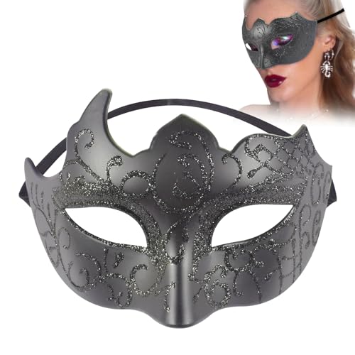Newtic Venezianische Masken, Venezianische Maskerade Maske Damen und Herren Vintage Antike Masken Augenmaske Retro Maskerade Masken für Karnevals Halloween Party von Newtic