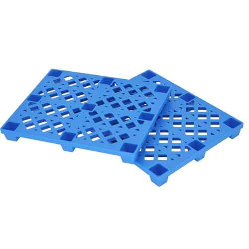NexaPart RC-Zubehör 2PCS RC Kunststoffpalette for 1:14 Gabelstapler Hydraulische Modell Zubehör(2PCS Blue) von NexaPart